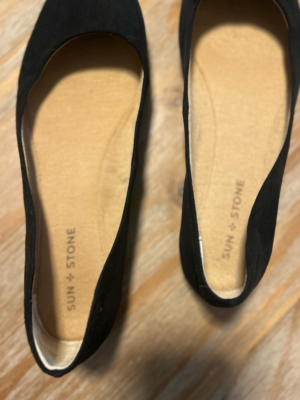 Sun+Stone Eliana Faux Suede Ballet Flats - Picture 3 of 8
